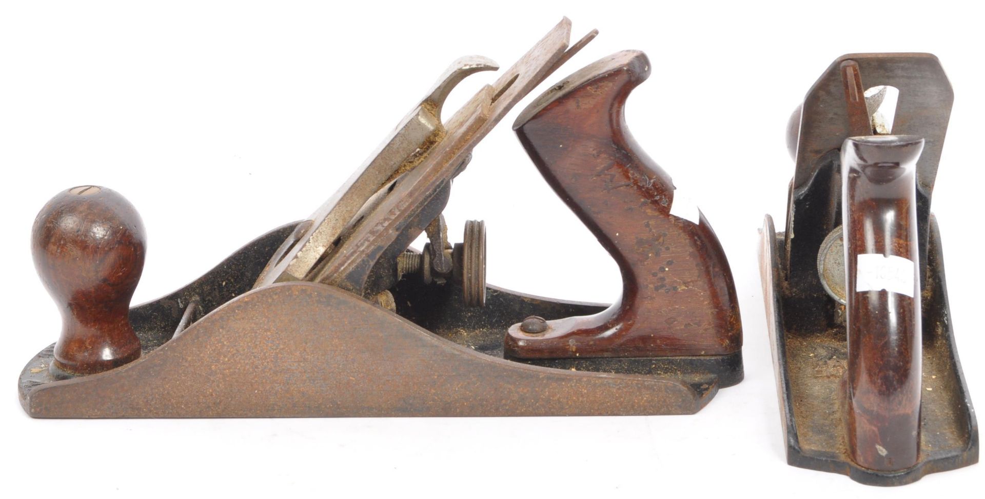 FOUR VINTAGE 20TH CENTURY STANLEY WOOD BENCH PLANES - Image 5 of 7