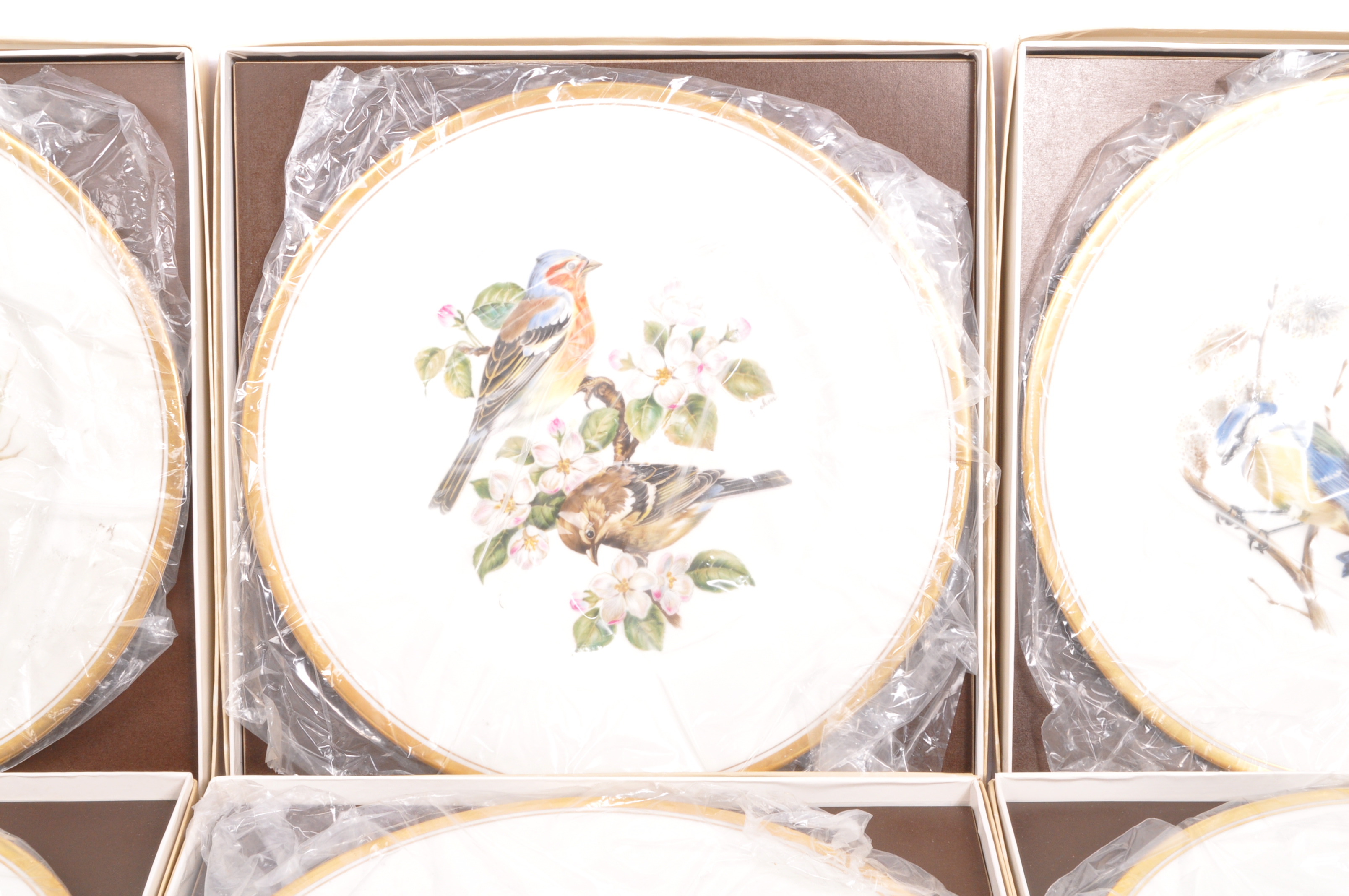 A COLLECTION OF 9 BOEHM OF MALVERN EUROPEAN BIRDS COLLECTION PLATES - Bild 3 aus 7