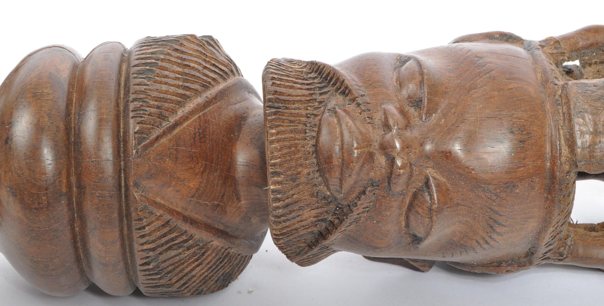 COLLECTION OF 20TH CENTURY AFRICAN & ASIAN CARVED FIGURES - Image 6 of 9