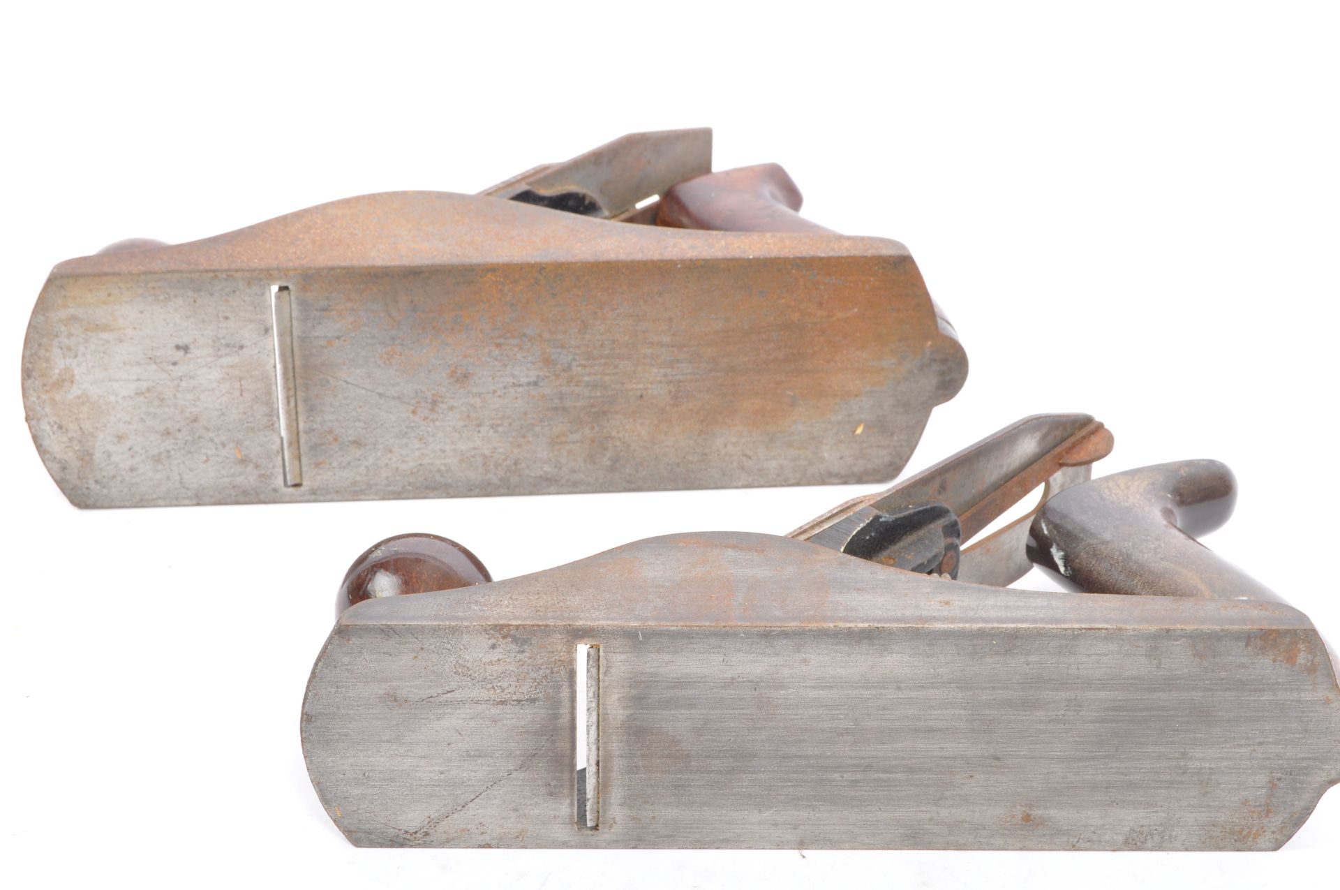 FOUR VINTAGE 20TH CENTURY STANLEY WOOD BENCH PLANES - Image 7 of 7