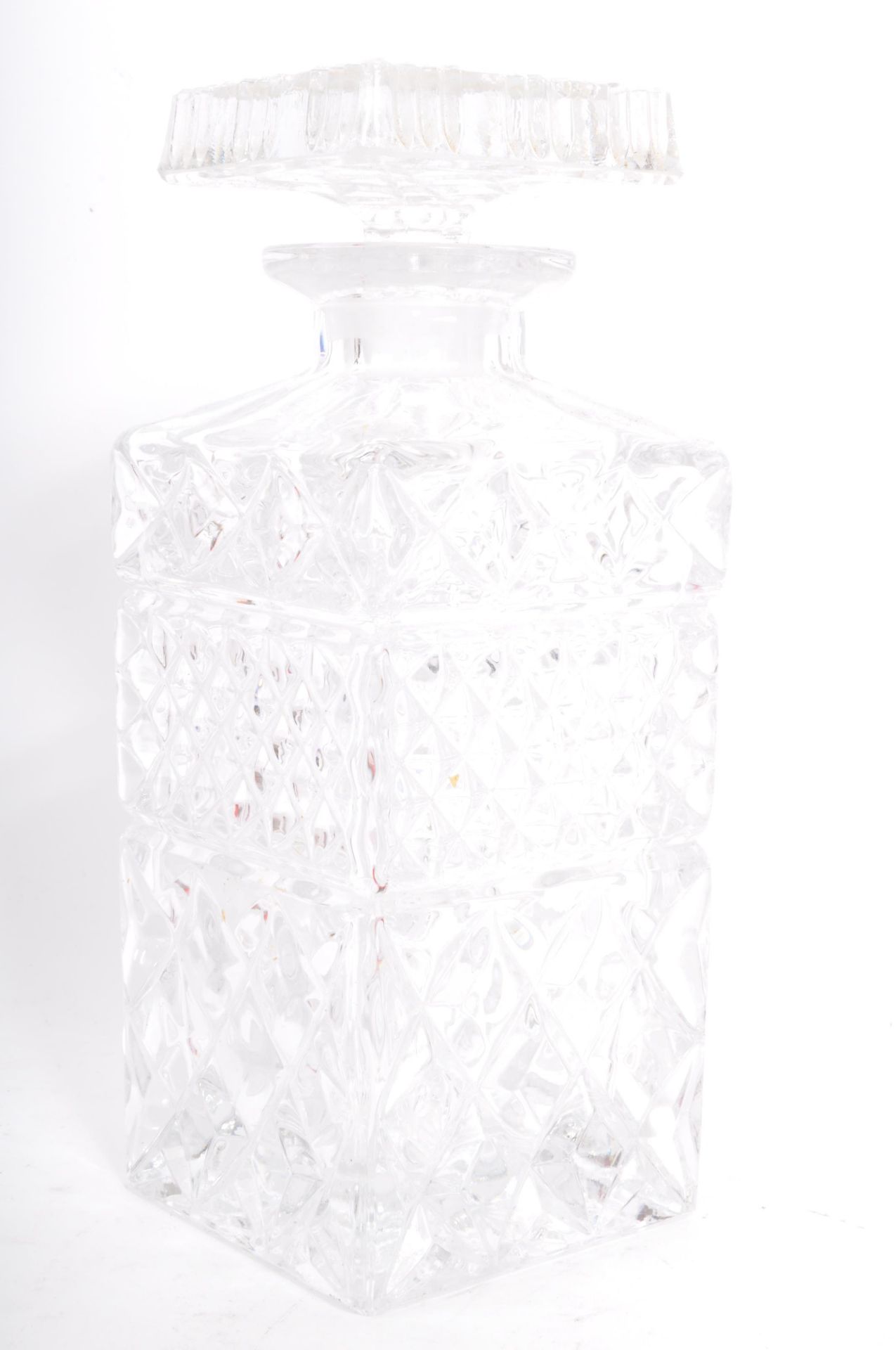 VINTAGE 20TH CENTURY LIQUOR GLASS DECANTER & GLASSES - Image 2 of 5