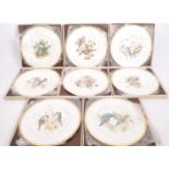 A COLLECTION OF 9 BOEHM OF MALVERN EUROPEAN BIRDS COLLECTION PLATES