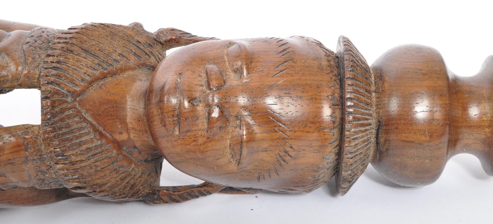 COLLECTION OF 20TH CENTURY AFRICAN & ASIAN CARVED FIGURES - Image 5 of 9