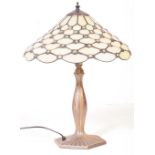 20TH CENTURY ART NOUVEAU LEADED GLASS TIFFANY LAMP