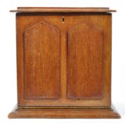 19TH CENTURY VICTORIAN MAHOGANY STATIONARY LETTER CABINET