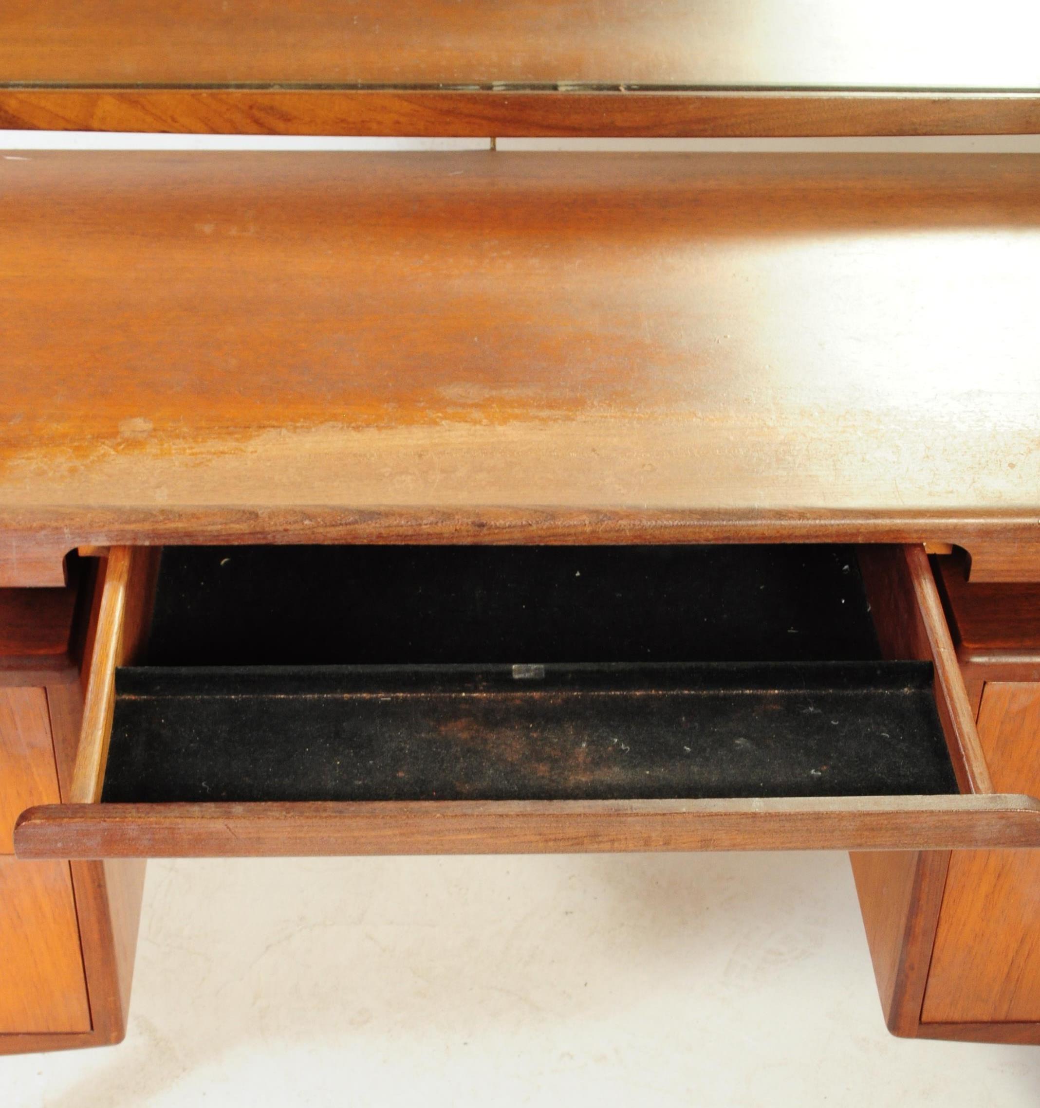 A VINTAGE TEAK G-PLAN FRESCO DRESSING TABLE BY VICTOR B WILKINS - Image 4 of 5