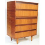 RETRO MID CENTURY MEREDEW TEAK PEDESTAL CHEST OF DRAWERS