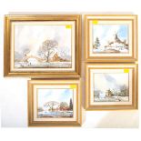 COLLECTION OF CHARLES COMBER OIL ON CANVAS PAINTINGS