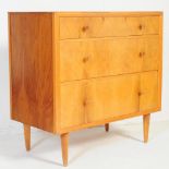 MID 20TH CENTURY TEAK PEDESTAL CHEST OF DRAWERS