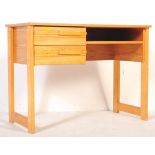 1960'S RETRO VINTAGE SCANDINAVIAN STYLE BEECH OFFICE DESK