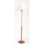 RETRO VINTAGE MID 20TH CENTURY TEAK WOOD STANDING LAMP