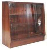 VINTAGE MID CENTURY HERBERT GIBBS STYLE TEAK GLAZED BOOKCASE