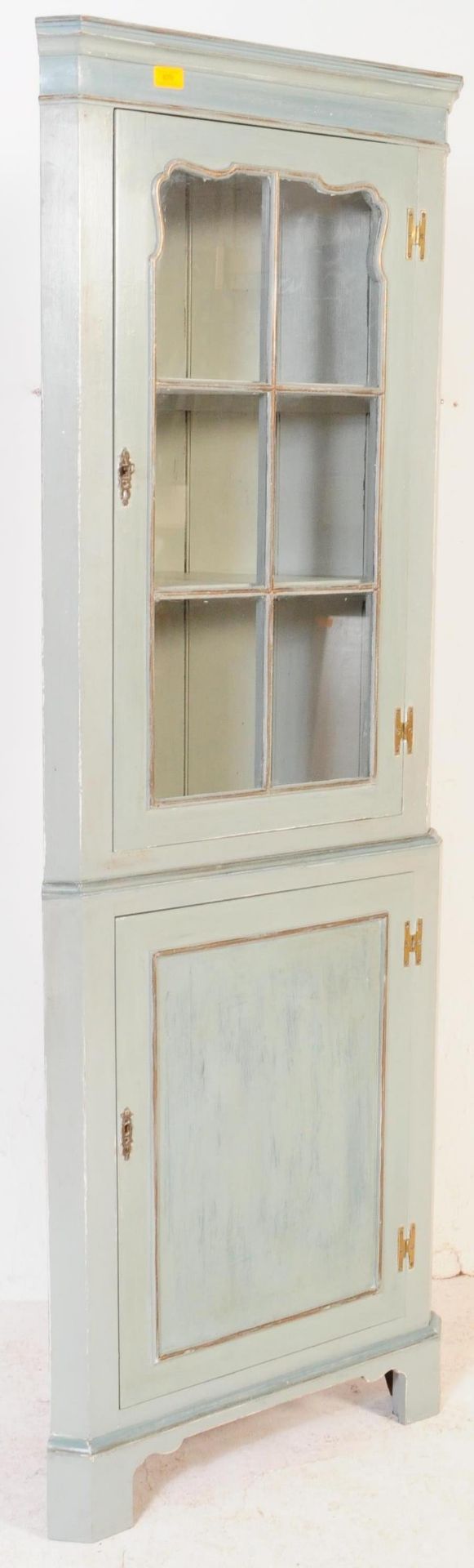 EARLY 20TH CENTURY PAINTED CORNER CABINET