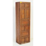 19TH CENTURY GEORGE III BLOCK FRONT HANGING ESTATE CABINET