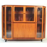 G PLAN - VINTAGE MID 20TH CENTURY TEAK DISPLAY BOOKCASE