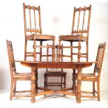 VINTAGE ERCOL OLD COLONIAL PATTERN DINING ROOM SUITE