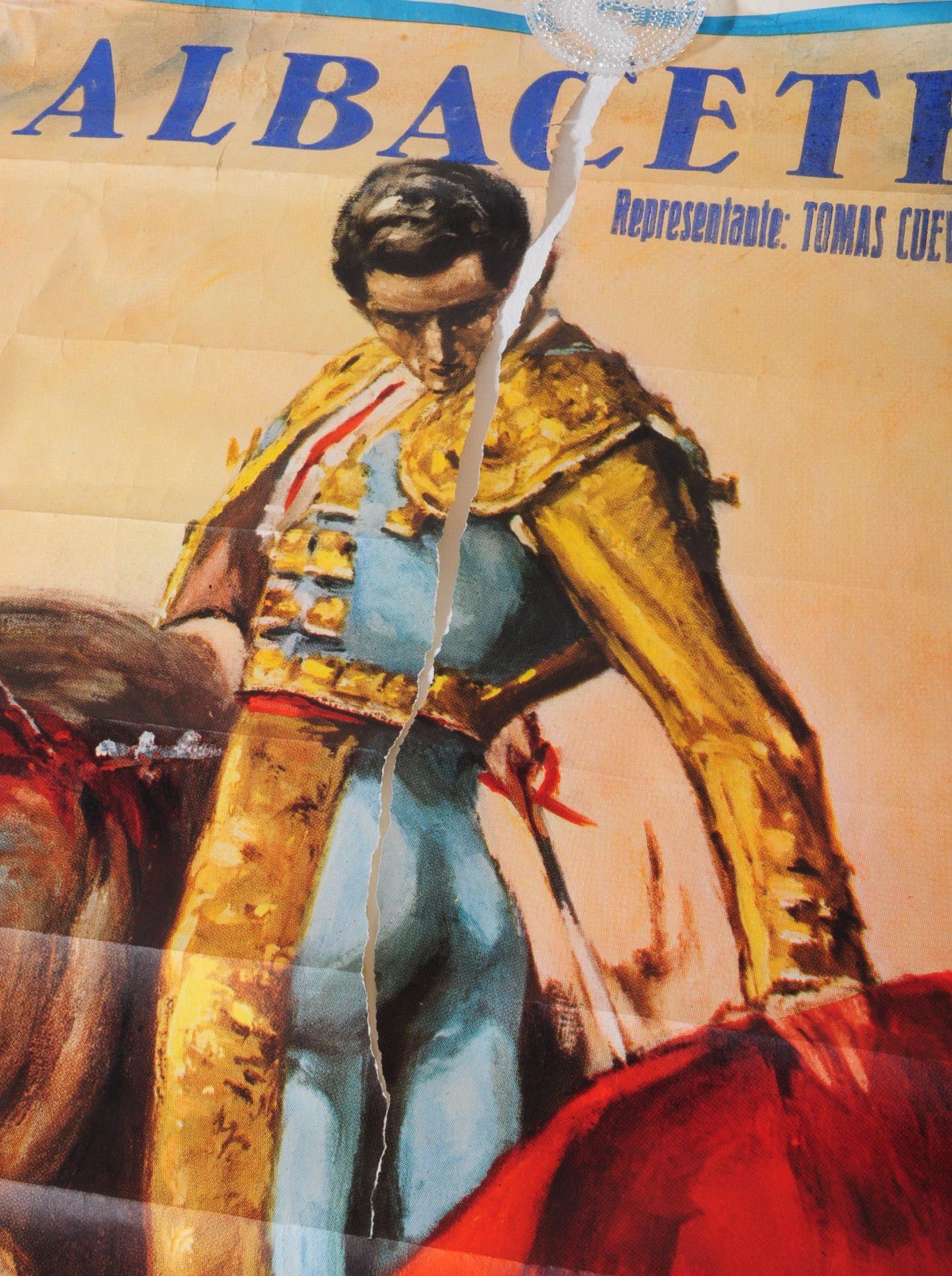 COLLECTION OF THREE ADVERTISING SPANISH BULL FIGHTING POSTERS - Image 5 of 7