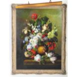 N. KINSKY - 20TH CENTURY DUTCH STYLE STILL LIFE OIL ON CANVAS