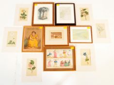 A COLLECTION OF EARLY TO MID CENTURY FRAMED PRINTS