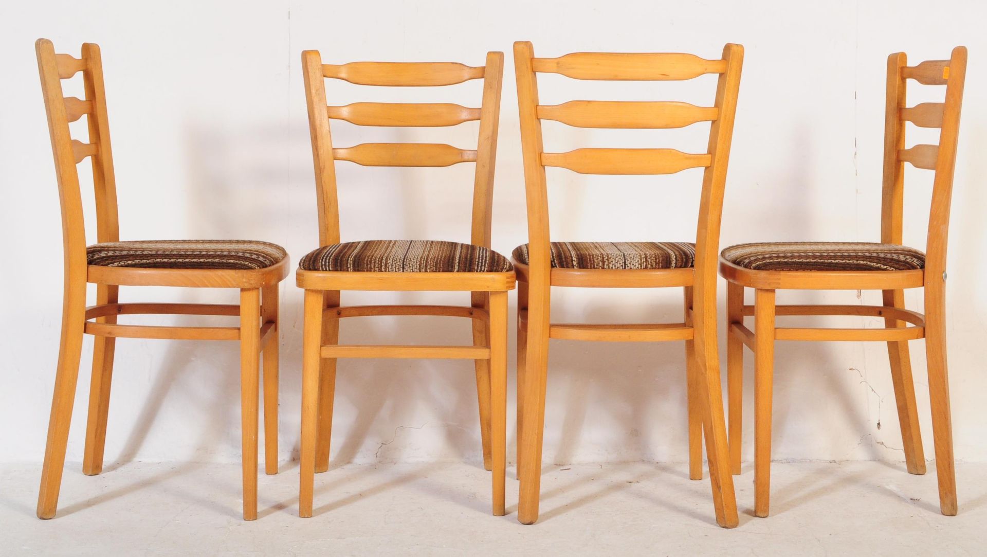 SIX VINTAGE RETRO 1960S KITCHEN DINING CHAIRS - Image 3 of 5