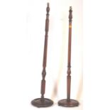 1930S SOLID WOOD FLOOR STANDING LAMP STANDS