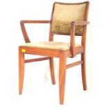 RETRO MID 20TH CENTURY MAHOGANY BRIDGE CHAIR