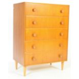 MEREDEW FURNITURE - MID CENTURY TEAK PEDESTAL CHEST