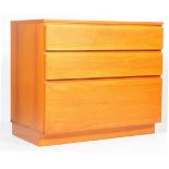 A VINTAGE RETRO MID CENTURY BLIND FRONT CHEST OF DRAWERS