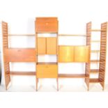 LADDERAX BY STAPES - MID 20TH CENTURY TEAK WALL UNIT