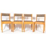 IN THE MANNER OF VICO MAGISTRETTI - FOUR BEECH DINING CHAIRS