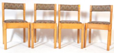 IN THE MANNER OF VICO MAGISTRETTI - FOUR BEECH DINING CHAIRS