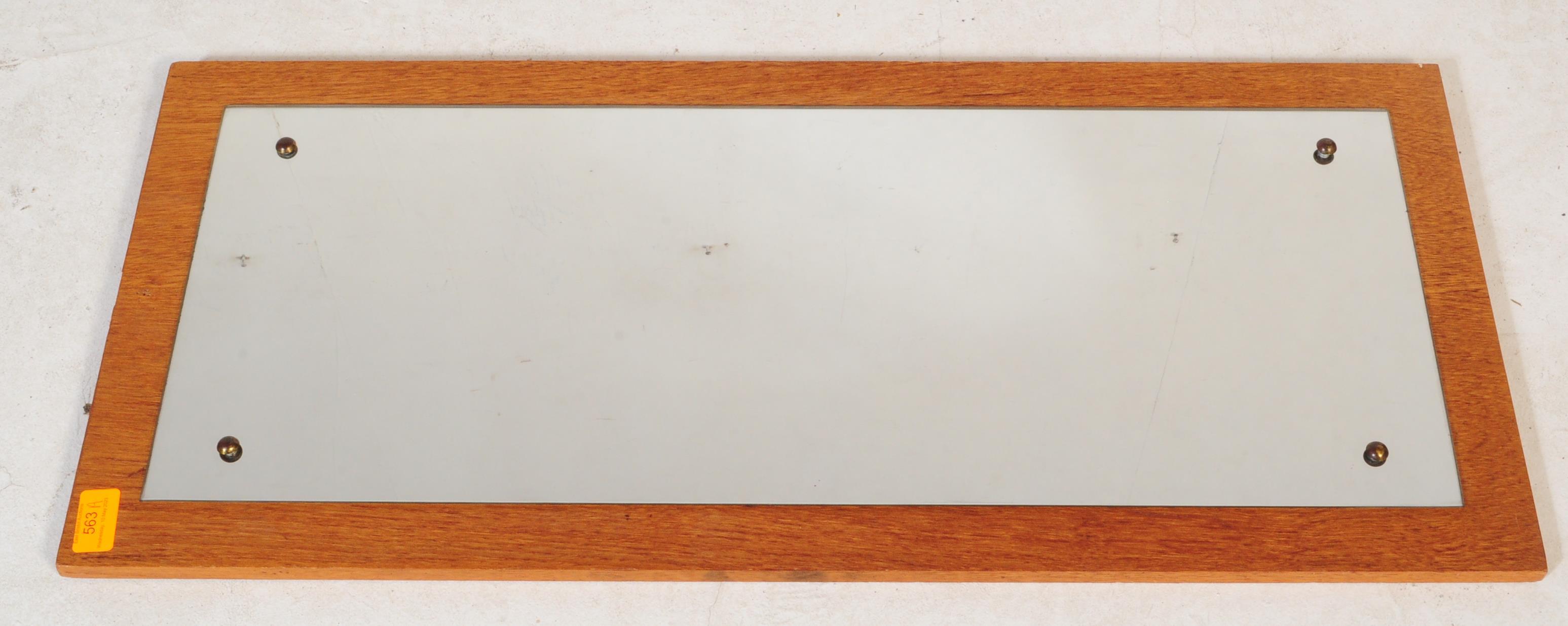 TWO MID CENTURY DANISH INSPIRED WALL MIRRORS - Image 4 of 4