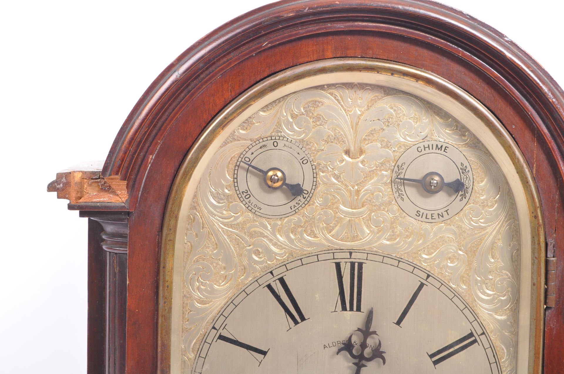 EARLY 20TH CENTURY ALDRED & SONS BRACKET CLOCK - Image 2 of 7