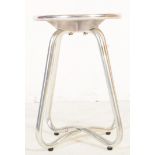 VINTAGE 20TH CENTURY INDUSTRIAL TUBULAR METAL STOOL