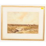 A 19TH CENTURY EM WIMPERIS ORIGINAL LANDSCAPE WATERCOLOUR