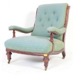 EARLY 20TH CENTURY GENTLEMANS LIBRARY CHAIR