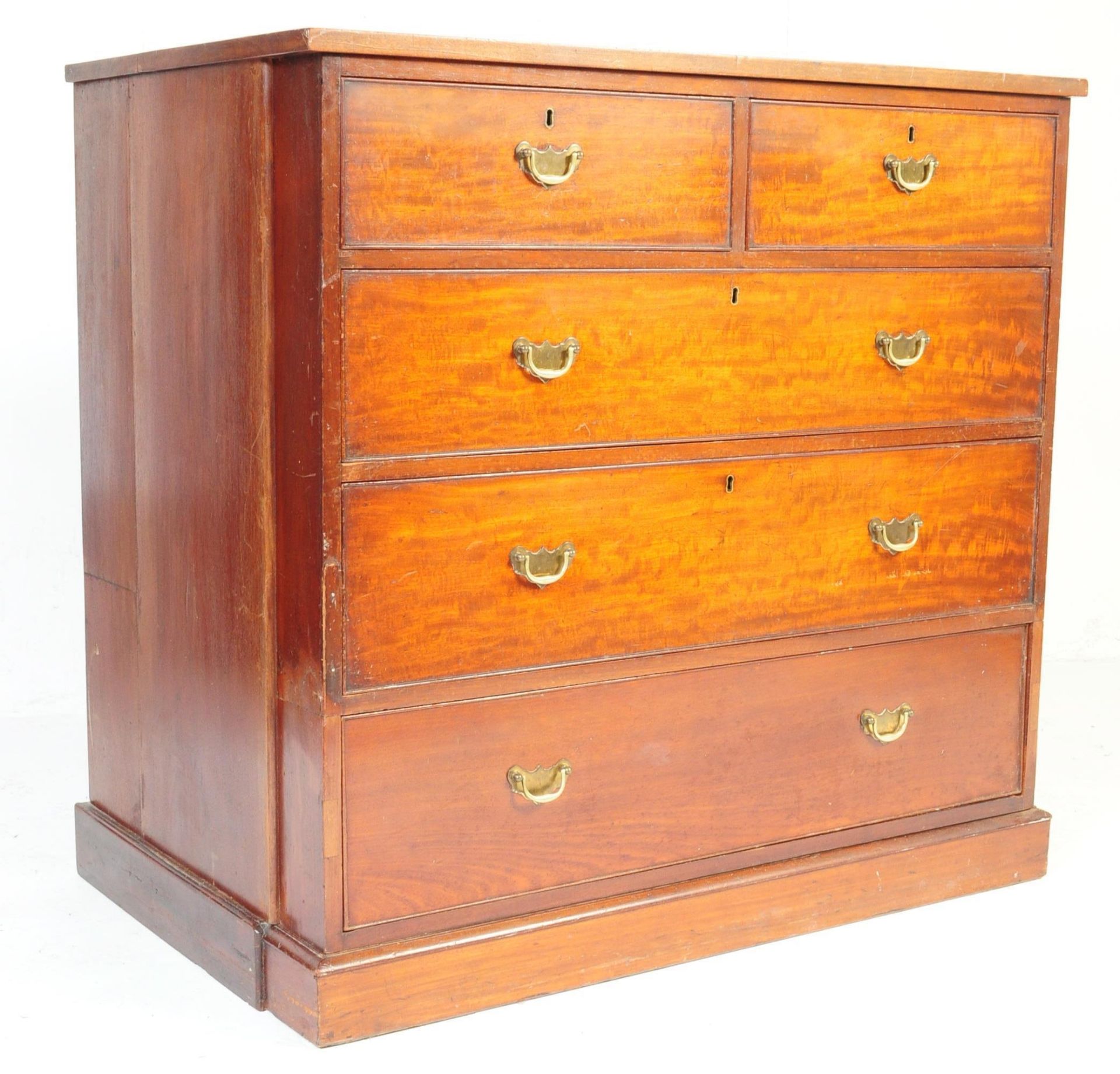 EDWARDIAN EARLY 20TH CENTURY MAHOGANY CHEST OF DRAWERS