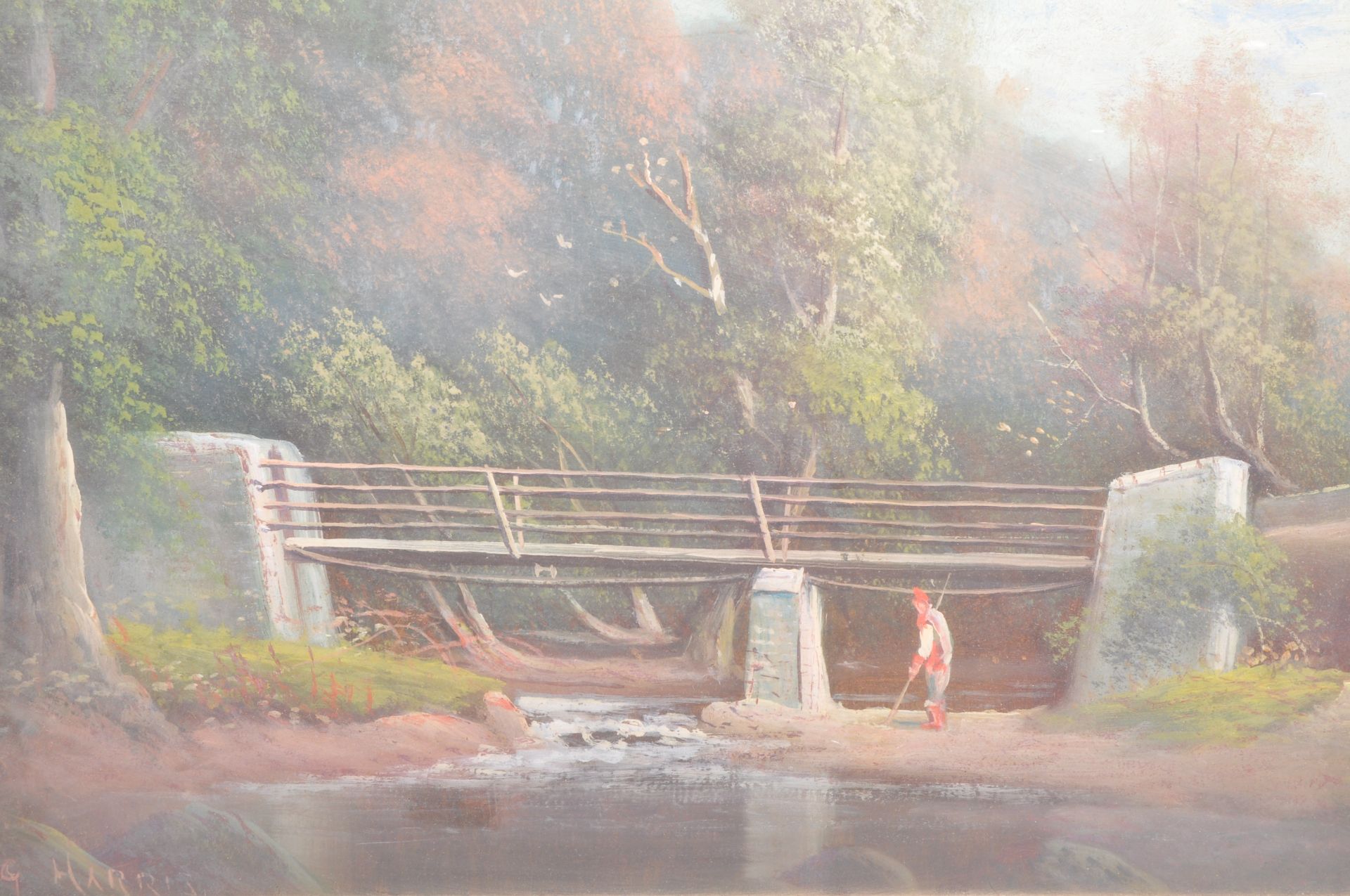 GEORGE HARRIS - LOCAL INTEREST - TWO RIVER OIL PAINTINGS - Image 5 of 6