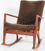 PARKER KNOLL - MID 20TH CENTURY ROCKING ARM CHAIR