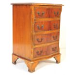 QUEEN ANNE REVIVAL WALNUT CHEST OF DRAWS