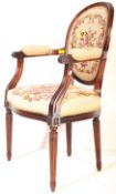 VINTAGE 20TH CENTURY FRENCH FAUTEUIL ARMCHAIR