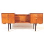 RETRO MID CENTURY TEAK TAMBOUR DRESSING TABLE