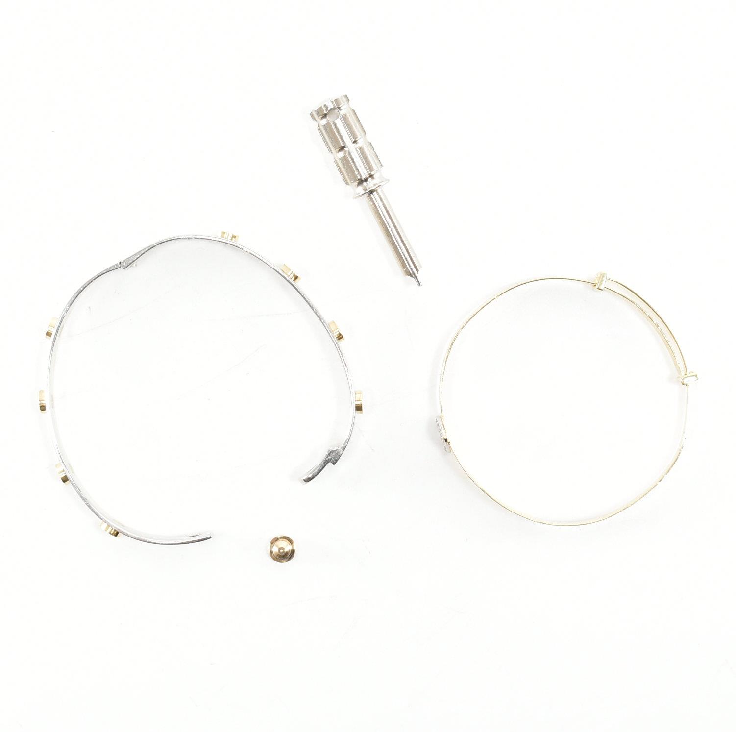 GOLD & SILVER BABY BANGLE BRACELETS - Image 2 of 3