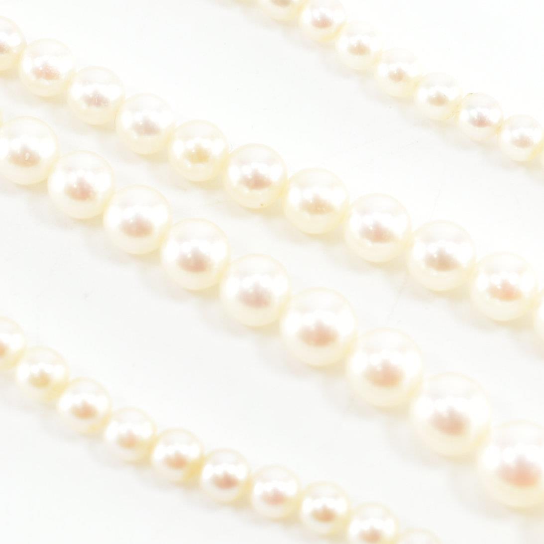 1930s 9CT GOLD & CULTURED PEARL NECKLACE - Image 3 of 4