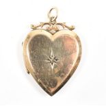 9CT GOLD BACKS & FRONTS HEART LOCKET