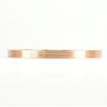 9CT GOLD ETCHED DESIGN BANGLE ARMLET