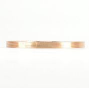 9CT GOLD ETCHED DESIGN BANGLE ARMLET