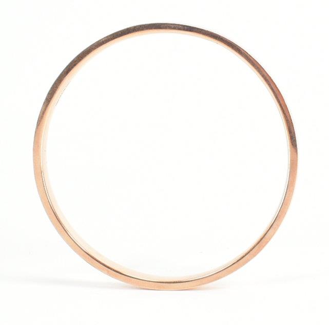 9CT ROSE GOLD BANGLE ARMLET - Image 8 of 9