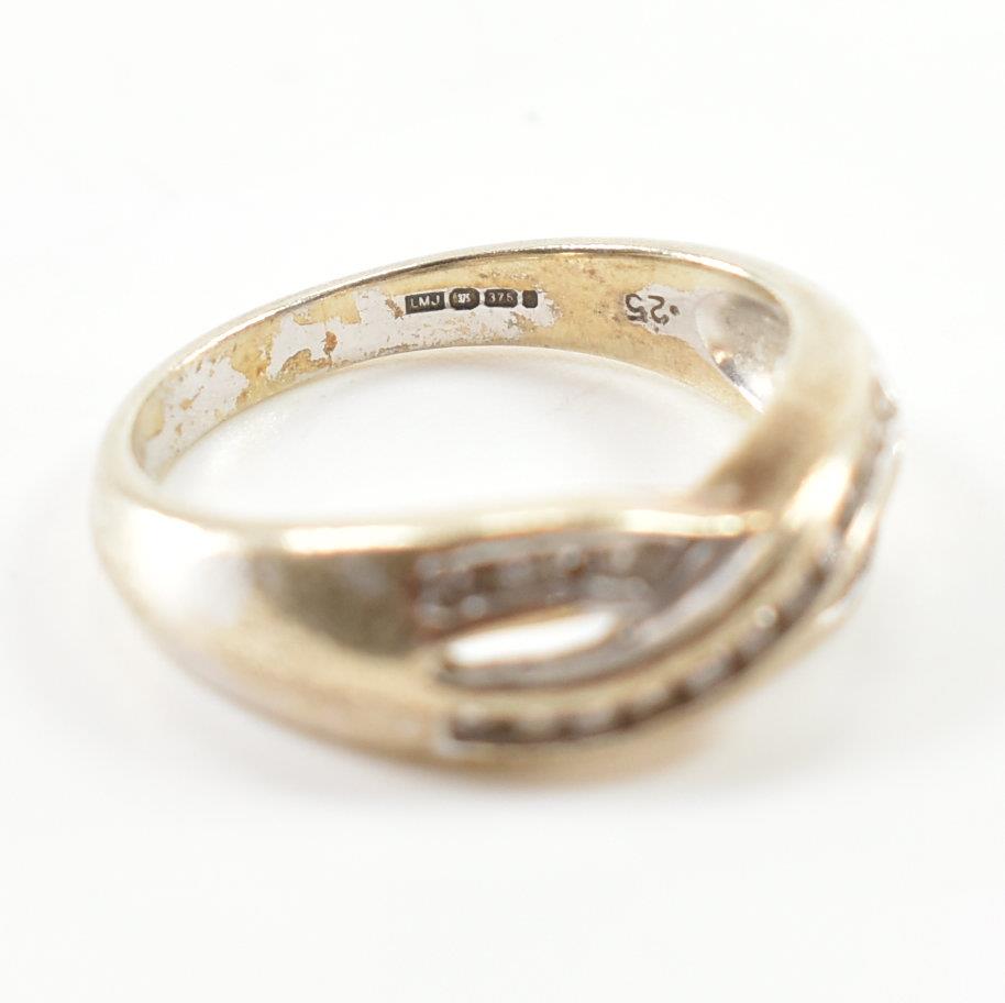 TWO HALLMARKED 9CT GOLD & DIAMOND RINGS - Image 7 of 10