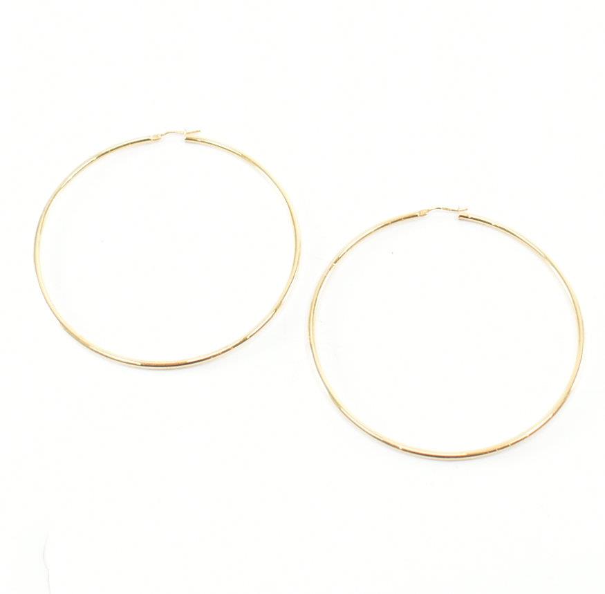 HALLMARKED 9CT GOLD HOOP EARRINGS